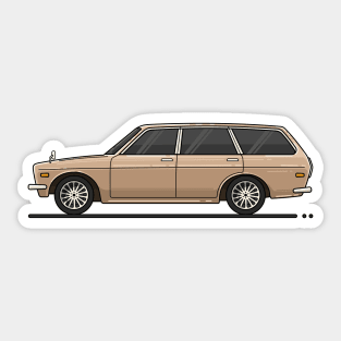 retro family car Sticker